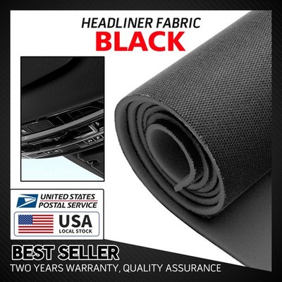 Flat Knit Car Headliner Fabric Foam Backed Car Roof Liner Sag Upholstery 60'' W