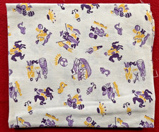 "Vintage Feed Sack" 1930-50s Pirates Lords & Ladies 40"L x 34"W