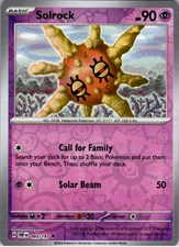 Solrock 093/197 | Obsidian Flames | Uncommon Reverse Holo | NM Pokémon Card