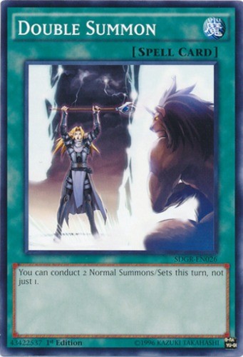 Double Summon - SDGR-EN026 - Common - 1st Edition Damaged