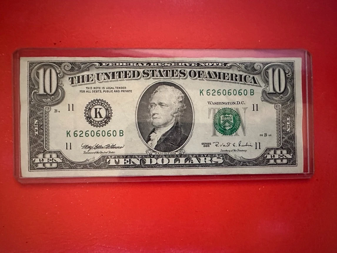 Circulated $10 1995 US Federal Reserve Small Notes for sale | eBay