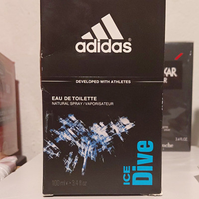 adidas Ice Dive Eau de Toilette Spray for Men 3.4 fl oz Regular Size