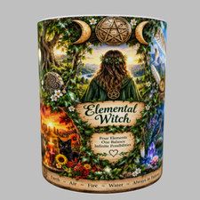Elemental Witch Mug Earth Air Fire Water Pagan Wiccan Witchcraft