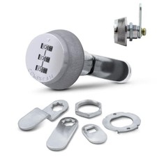 (TG. 0 5/8) Combi-Cam Chrome Large 1 – 1/20,3 cm Combinated Cam Lock - NUOVO 