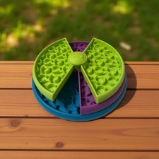 Slow Feeder Dog Bowl 3 Levels Puzzle, Anti-Anxiety, Non-Slip Design For Smal