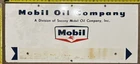 Vintage Porcelain Oil Industry Sign - Mobil Oil Company