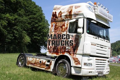 LKW Foto DAF XF Zugmaschine Deutschland weiß Roland Graf #h8wd