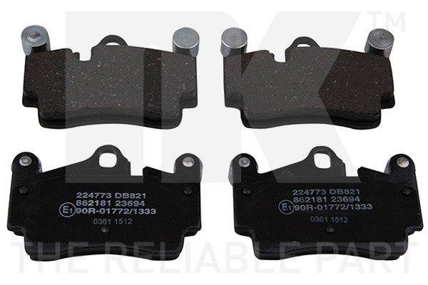 NK Bremsbelagsatz Scheibenbremse 224773 1KF FüR VW 7LA 7L6 Touareg Audi 7L7 Q7-image