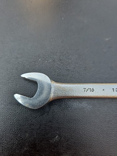 PROTO Professional S 1214 USA Combination Wrench 7/16" 12 Pt - Picture 2 of 10