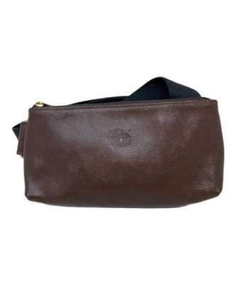 IL BISONTE                    Leather Body Bag brown 54202300911