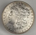 1887-P AU/BU Morgan Silver Dollar Philadelphia Mint US Coin