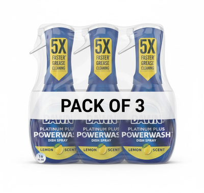 #ad #ad 3pk Dawn Platinum Powerwash Dish Spray Dish Soap Lemon Starter Kit 16 fl oz $13.34