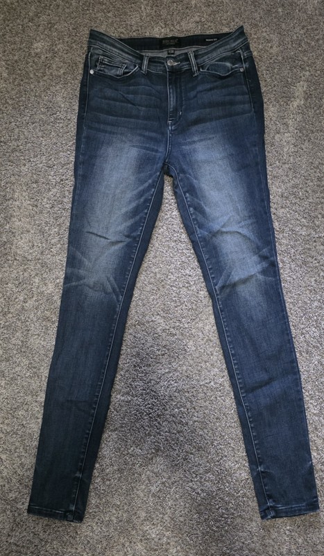 Judy Blue Slim Fit Blue Denim Jeans Size 11/30 Long Inseam 