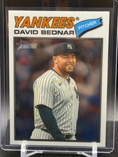 David Bednar 2026 Topps Heritage Chrome Base #207 - New York Yankees