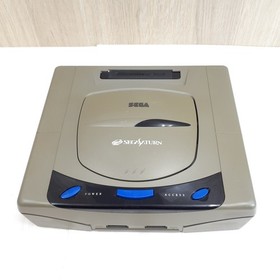 Sega Saturn console bundle with 1 controller, memory and cables Japan Gray