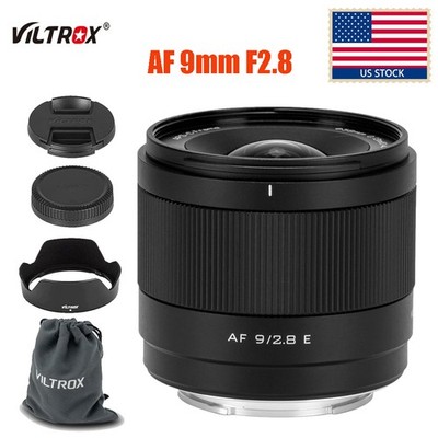 VILTROX AF 9mm F2.8 Auto Focus Ultra-Wide Prime Lens for Sony E-Mount Cameras