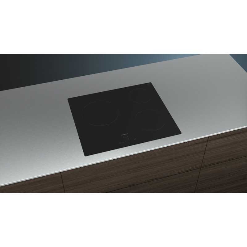 Plaque vitrocéramique Siemens ET61RBMB8E avec commande tactile TouchControl