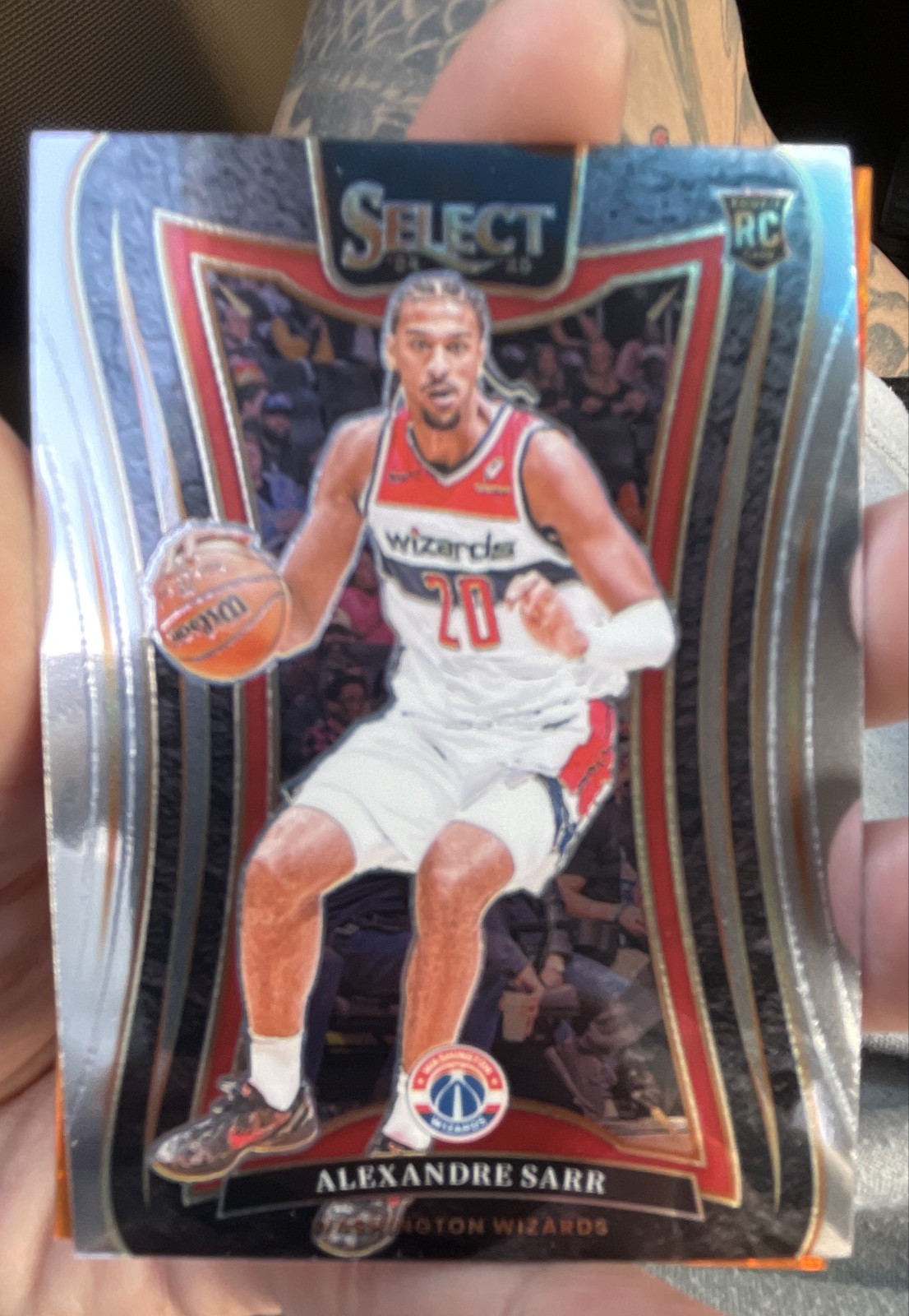 2024-25 Panini Select - Mezzanine Alexandre Sarr #399 Silver Prizm (RC)