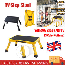1x RV Caravan Step Non Slip Heavy Duty Stool Lightweight Motorhome Camper