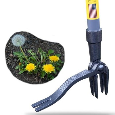 Rocklin Stand Up Weed Puller Tool Long Handle 48  | No Bending or Kneeling | ...