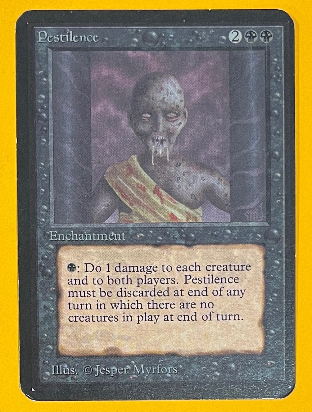 MTG PESTILENCE Alpha (OldManMTG 012-982)