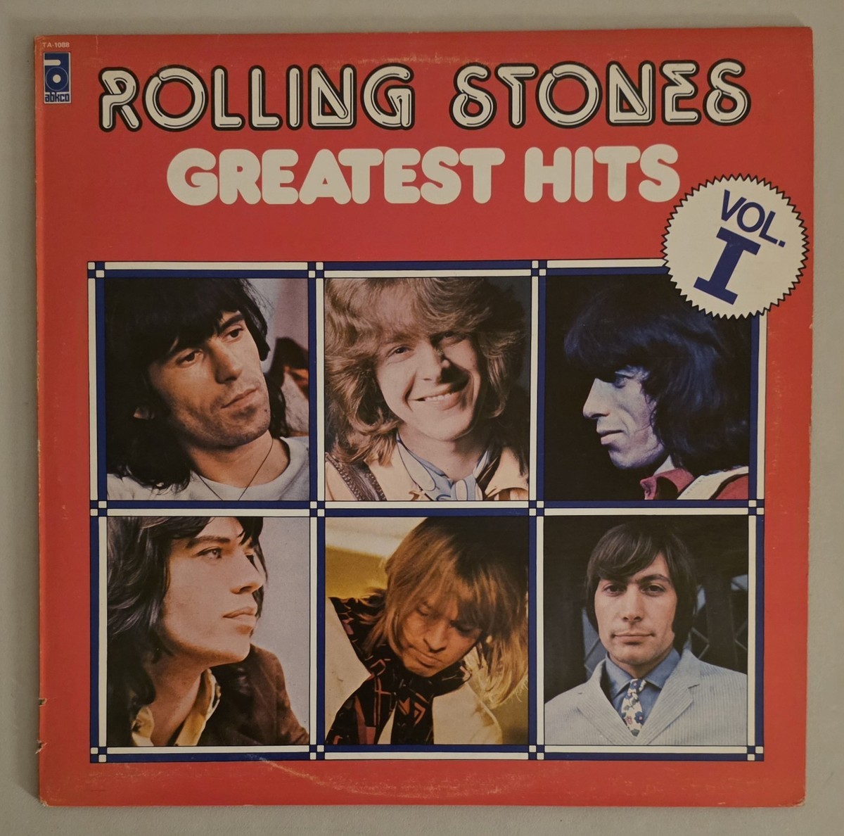 The Rolling Stones Greatest Hits Vinyl LP Record VG+ W/ Insert 16 