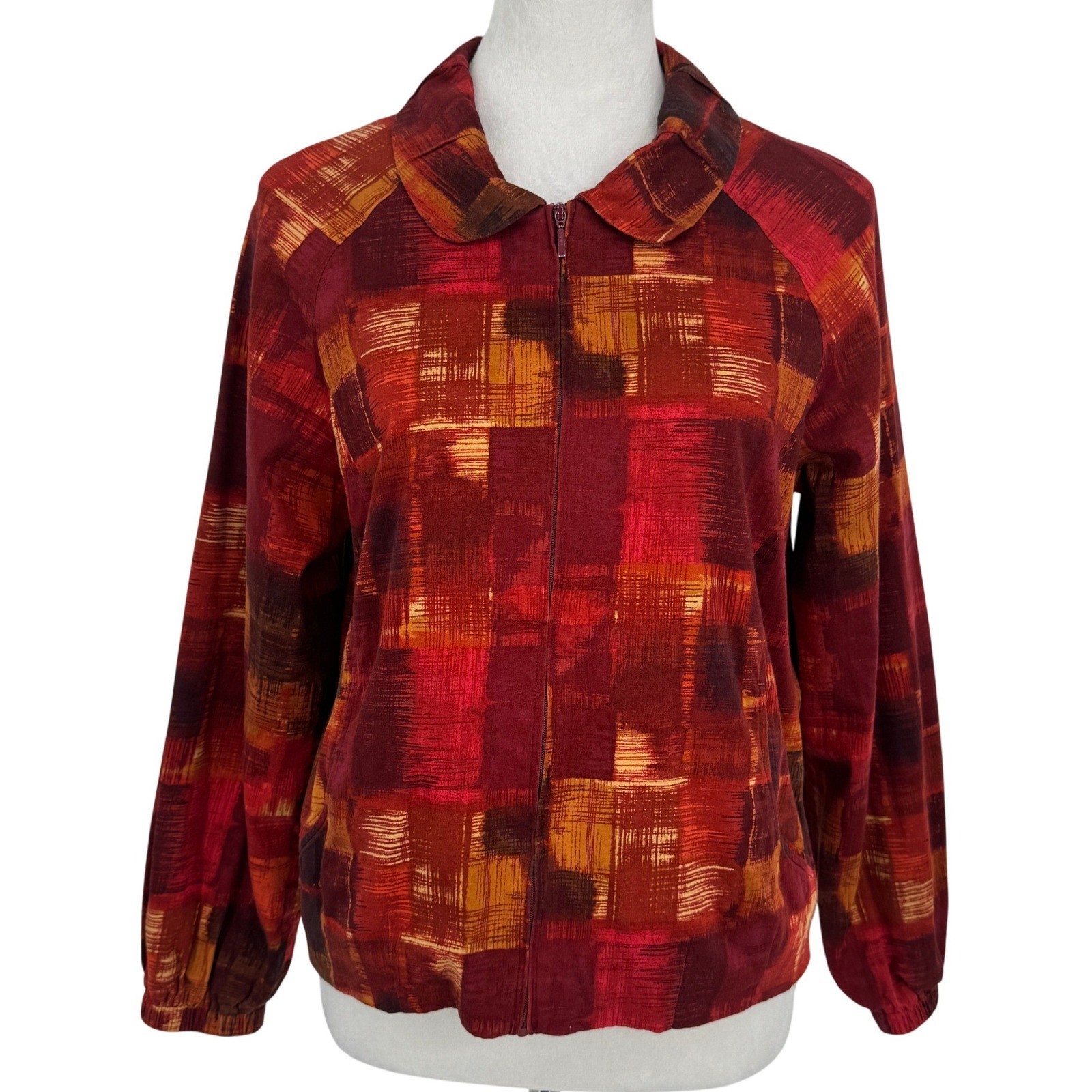 Pendleton Zip Front Jacket Size Medium Multicolor… - image 1