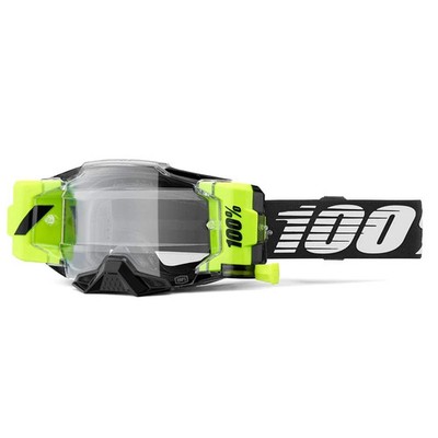 100% MX | MTB Brille - Armega FORECAST Roll-Off System (SCHWARZ)