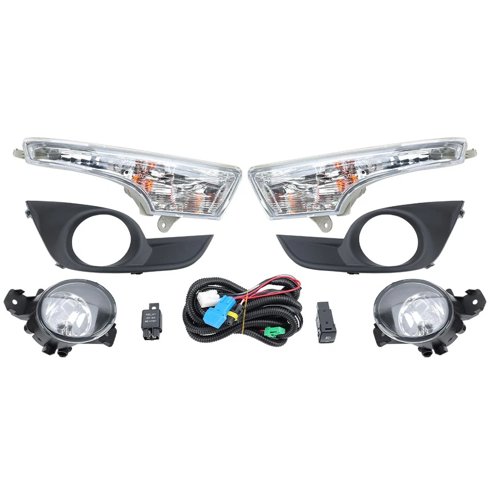 SET Bumper Front Fog Light & Corner Signal Lamp For Nissan Altima 2013 2014 2015 - Image 2 of 4