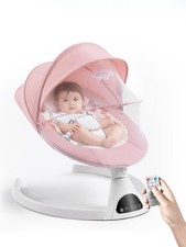 FDTQP Baby Swing for Infants - Electric Portable Bluetooth Baby Rocker with 5...