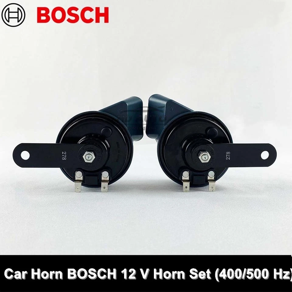 Car Horn BOSCH HORN SET 12V 105-118dB(A)(400/500Hz) BLACK code EC12-C - Image 3 of 4