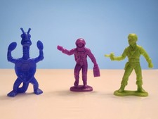 TIM MEE GALAXY LASER TEAM Lot of 3. Excellent Condition. Toy Mini Figures
