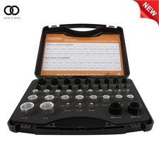 23 Metric And 21 Inch Nut and Bolt Thread Identifier Gauges 44 Pack in Case