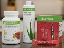Herbalife Energy Bundle Tea LiftOff Aloe Metabolism Support