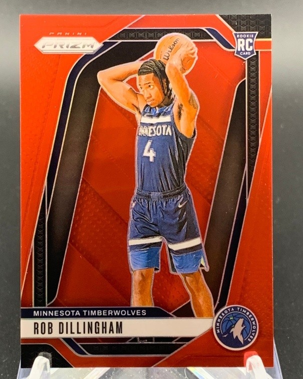 Rob Dillingham 2024-25 Panini Prizm Red Prizm RC 072/299 #250