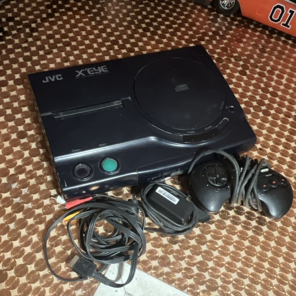 プレーヤー 0412 JVC X'Eye Sega Genesis Console Black with Controller and Cables