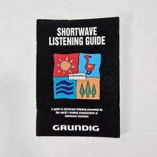 Shortwave Listening Guide vintage Grundig Radio Booklet