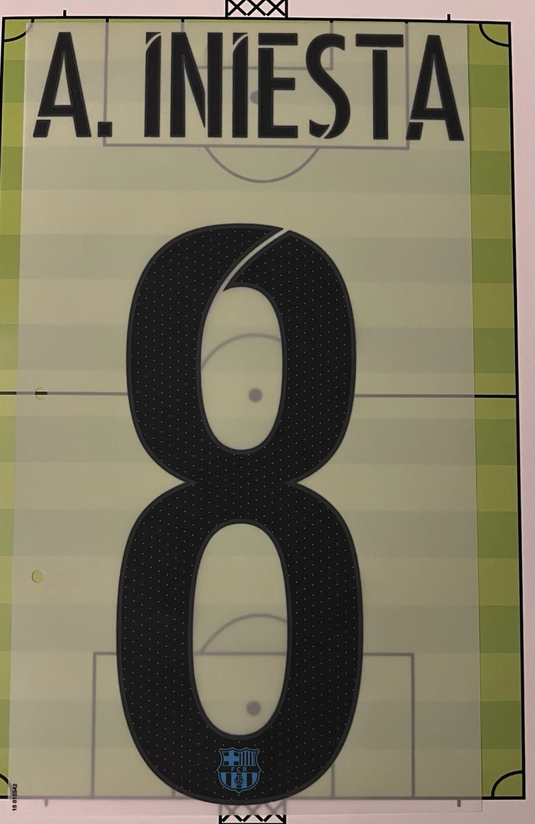 Flocage Officiel Espagne 2018-2020 Iniesta Dom - Neuf