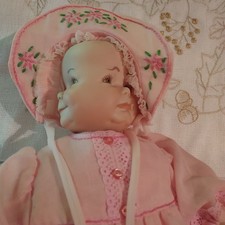 Vintage Three Faced Porcelain Doll Swivel Hea...