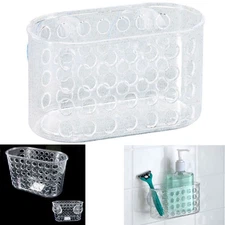 Bath Caddy Shower Bathroom Organizer Suction Cups Storage Basket Soap Holder !