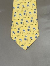 HERMES Width 8cm Silk Twill Tie