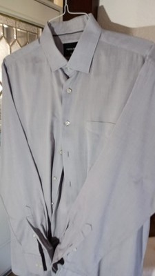 Westbury Men's Dress Shirt long sleeve XL grey 