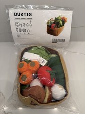 Ikea Duktig New Plush Vegetable Soft Toy Kitchen Play Set Veggies Pretend Food