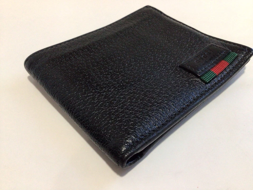 CARTERA DE CUERO NEGRA GUCCI para hombre Foto 2 de 4