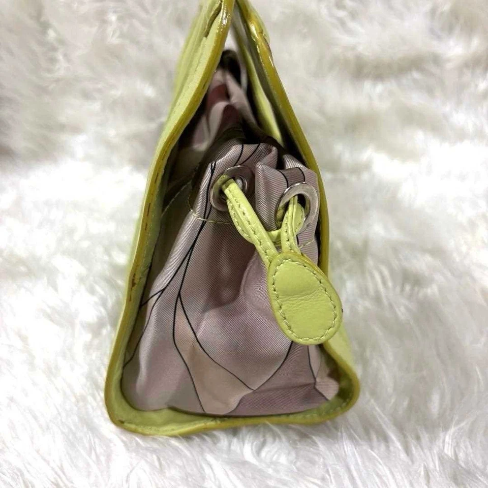 Bolso de Mano Emilio Pucci Harako Patrón Pucci Verde Para Mujer Usado De Japón Foto 4 de 4