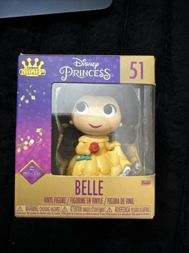 Funko Minis ~Disney Princess Belle #53 Vinyl Figure 3”, NEW