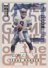 1997 Upper Deck Collector's Choice Names of the Game Troy Aikman #60 HOF 2u3