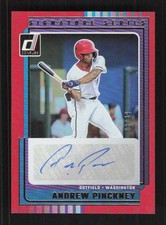 Andrew Pinckney 2025 Donruss Signature Series Red /49 Auto #SG-APK