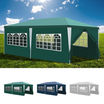 Pavillon Partyzelt 3x6m Festzelt Gartenzelt Grillzelt UV Fenstern Wasserdich