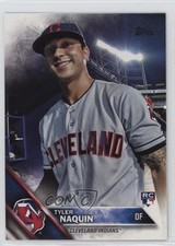 2016 Topps Update Image Variation SP (Gray Jersey) Tyler Naquin #US117 09rp